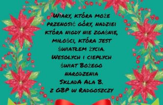 Życzenia Bożonarodzeniowe