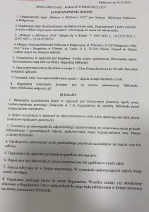Wakacje w bibliotece 2025