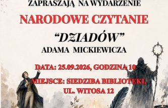Przejdź do wpisu Narodowe Czytanie „Dziadów”